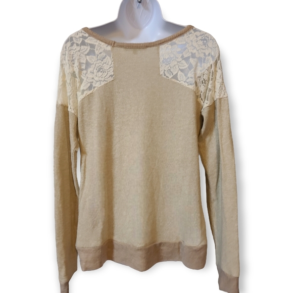 Miss Me Tribal Edge Pullover Beaded and Sequined Sweater - Picture 6 of 8